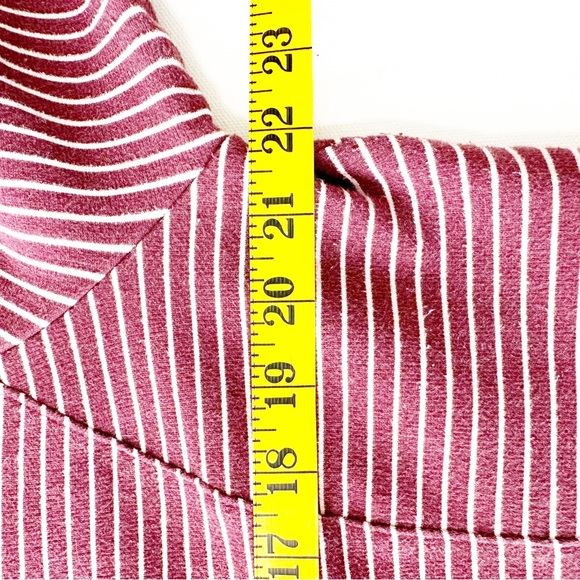 Duluth Trading Co Red and Black Striped Dress - Picture 5 of 7